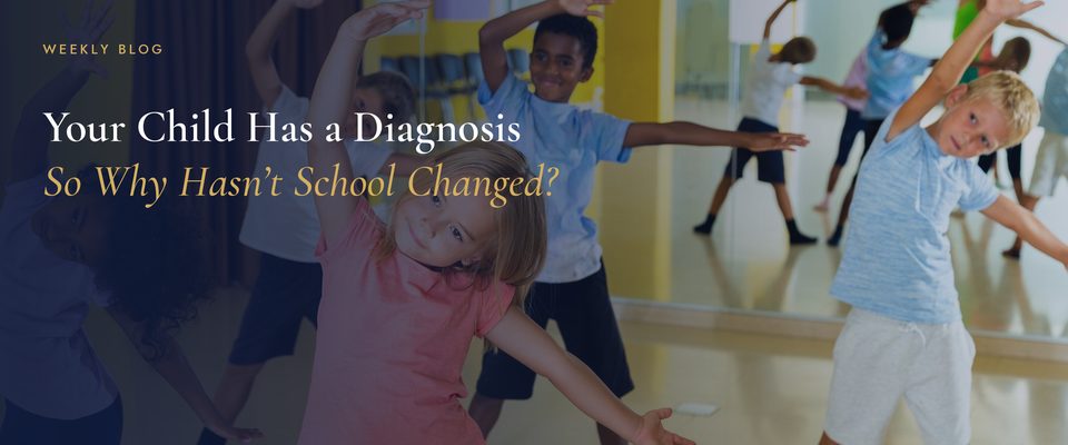 Children in a movement class — why an ADHD or autism diagnosis alone doesn't change school support