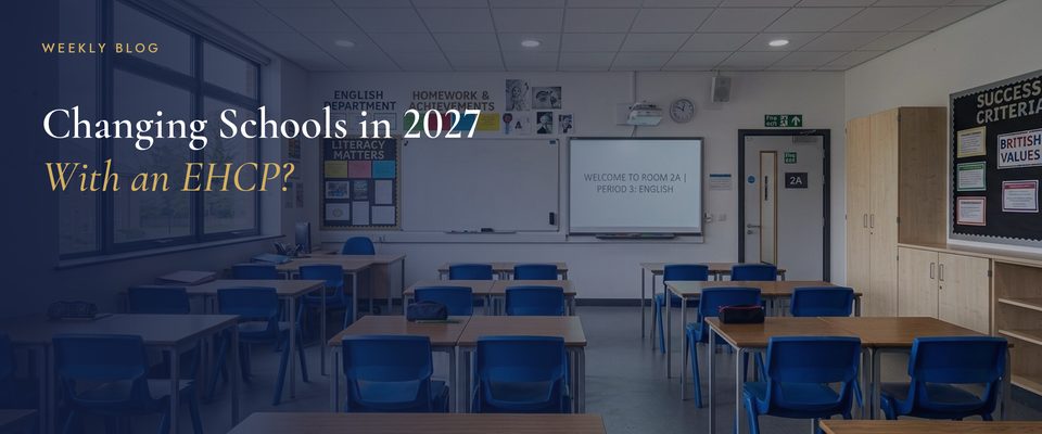 An empty secondary school classroom