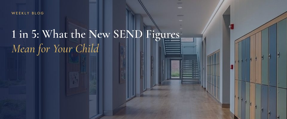 An empty school corridor — more than one in five children in England now receives SEN support