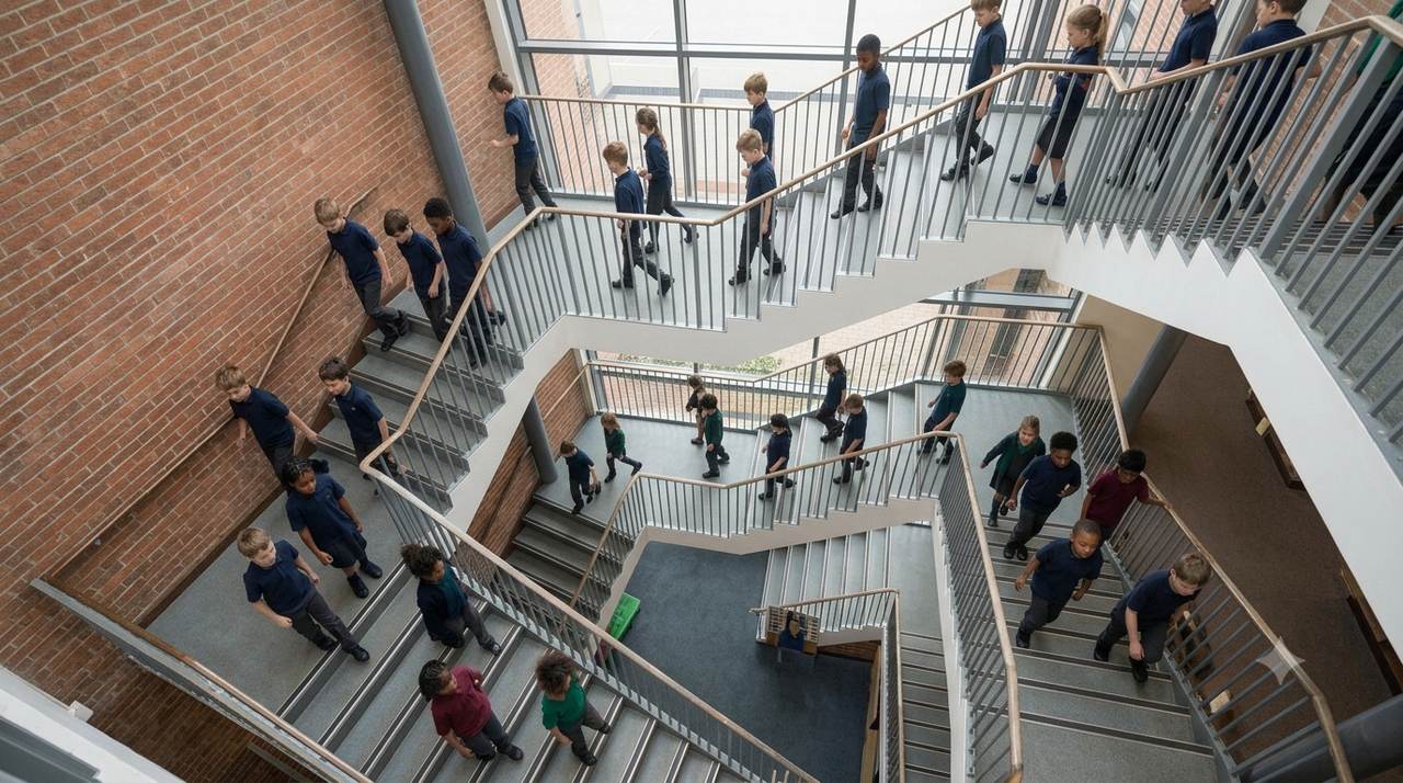 Children on a school staircase — Kent SEND inspection and national reform update for parents